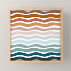 Rainbow Waves Mini Art Print Gallery Image 1