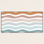 Rainbow Waves Desk Mat Gallery Image 3