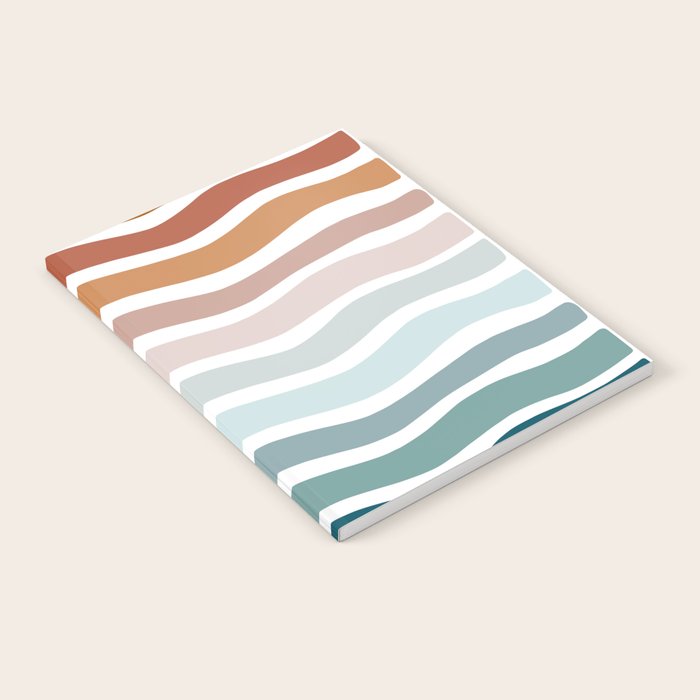 Rainbow Waves Notebook Gallery Image 1