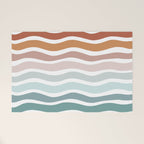 Rainbow Waves Welcome Mat Gallery Image 1