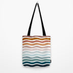 Rainbow Waves Tote Bag Gallery Image 2