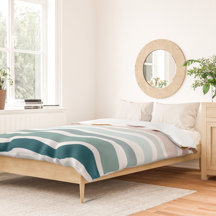 Rainbow Waves Duvet Cover Gallery Image 2