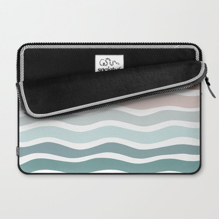Rainbow Waves Laptop Sleeve Gallery Image 2