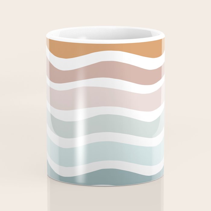 Rainbow Waves Coffee Mug Gallery Image 4