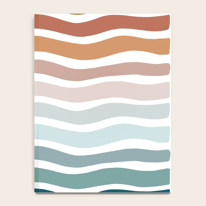 Rainbow Waves Notebook Gallery Image 4