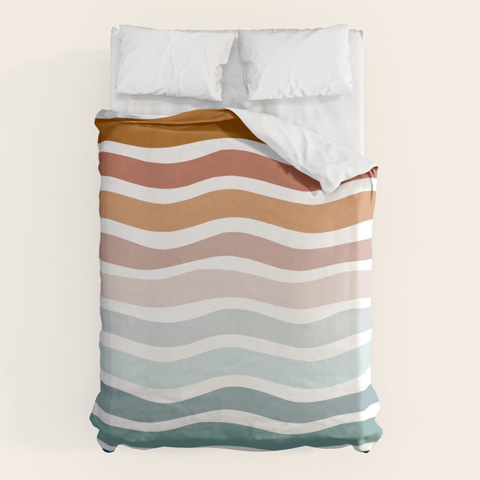 Rainbow Waves Duvet Cover Gallery Image 6