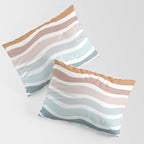 Rainbow Waves Pillow Sham Gallery Image 3