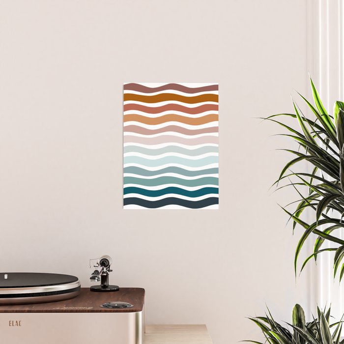 Rainbow Waves Poster Gallery Image 2