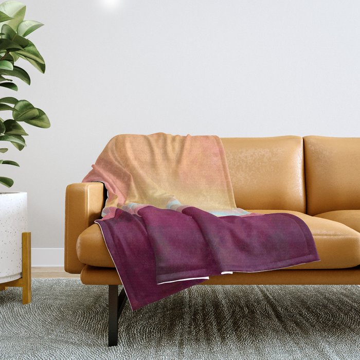 Scarlet Desert Throw Blanket Gallery Image 1