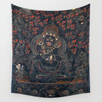 Mahakala Protector Tibetan Buddhist Thangka Wall Tapestry Gallery Image 4