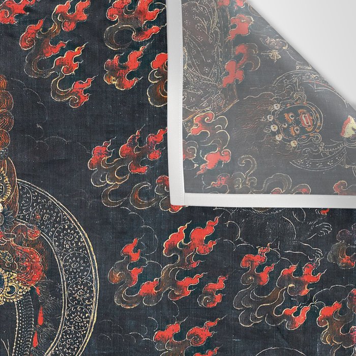 Mahakala Protector Tibetan Buddhist Thangka Wall Tapestry Gallery Image 3