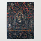 Mahakala Protector Tibetan Buddhist Thangka Poster Gallery Image 4