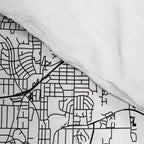 Kansas City White Map Comforter Gallery Image 4