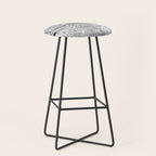 Kansas City White Map Stool Gallery Image 1