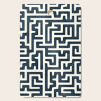 maze in dark blue Cutting Board Gallery Image 1
