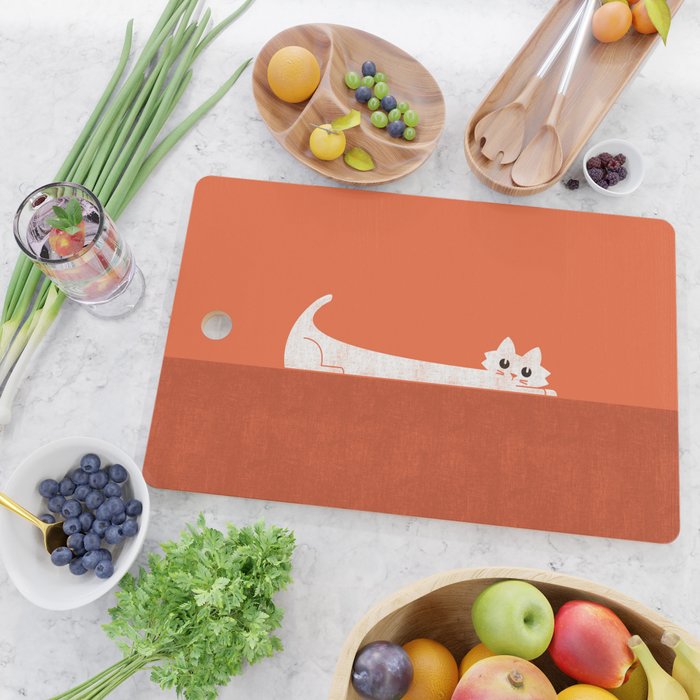 Mark's Superpower: cat Superstretch Cutting Board Gallery Image 2