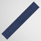 Lines III (Navy) Table Runner Gallery Image 3