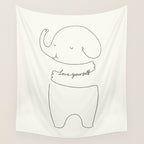 Love Yourself Ele Wall Tapestry Gallery Image 4