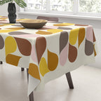Abstract Leaves 1 Tablecloth Gallery Image 3