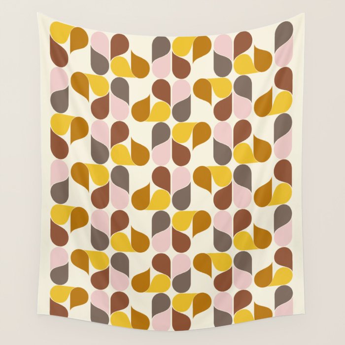 Abstract Leaves 1 Wall Tapestry Gallery Image 4