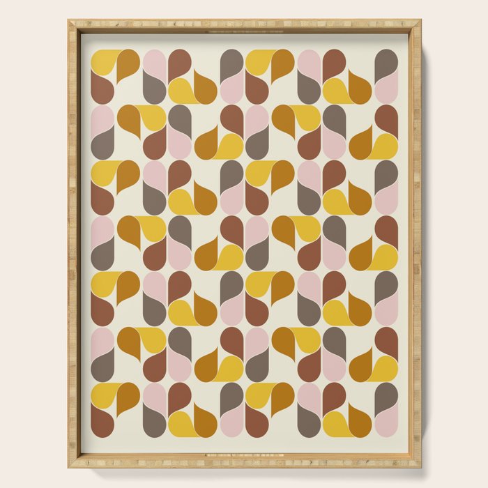 Abstract Leaves 1 Serving Tray Gallery Image 1