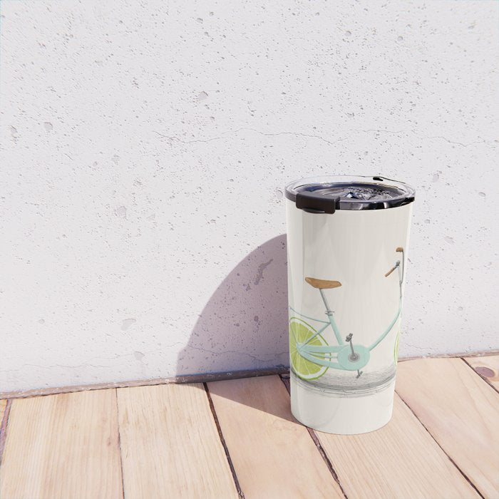 Acid (Blue) Travel Mug Gallery Image 4