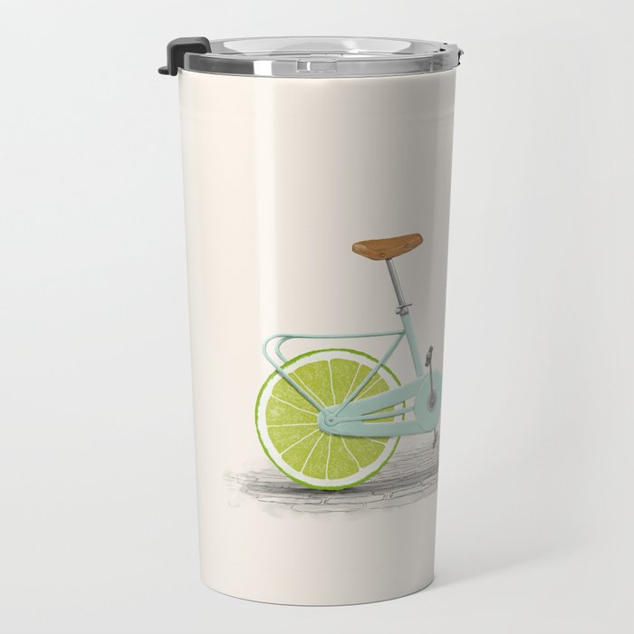 Acid (Blue) Travel Mug Gallery Image 3