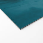 Tropical Dark Teal Inspired by Sherwin Williams 2020 Trending Color Oceanside SW6496 Fusion Water Color Blend Welcome Mat Gallery Image 2