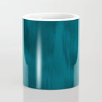 Tropical Dark Teal Inspired by Sherwin Williams 2020 Trending Color Oceanside SW6496 Fusion Water Color Blend Coffee Mug Gallery Image 4