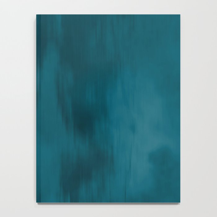 Tropical Dark Teal Inspired by Sherwin Williams 2020 Trending Color Oceanside SW6496 Fusion Water Color Blend Notebook Gallery Image 4
