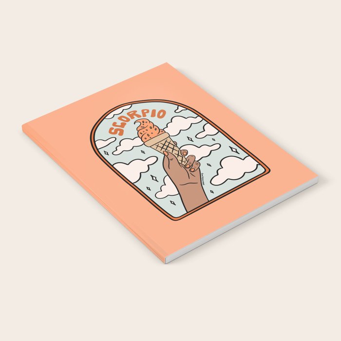 Scorpio Ice Cream Notebook Gallery Image 2
