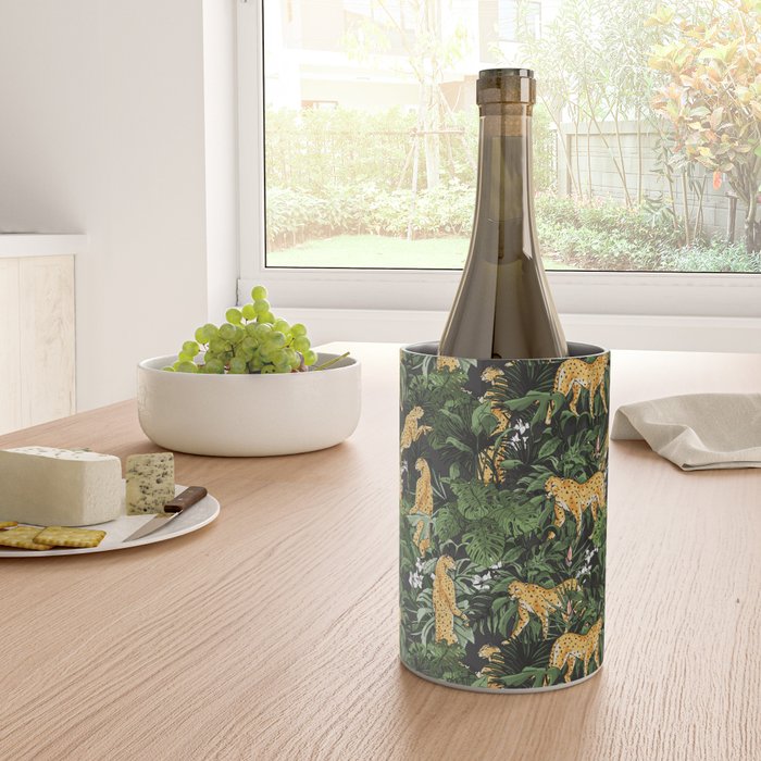 Cheetah in the wild jungle Wine Chiller Gallery Image 4