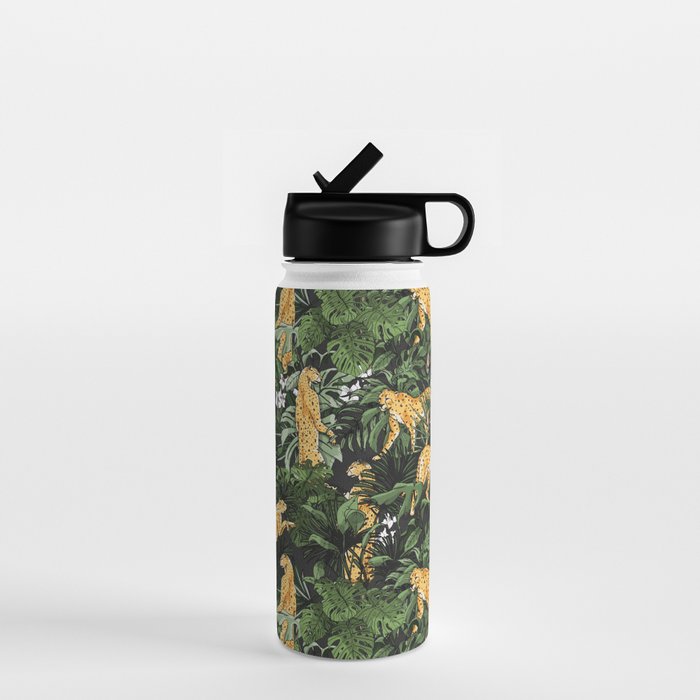 Cheetah in the wild jungle Water Bottle Gallery Image 1