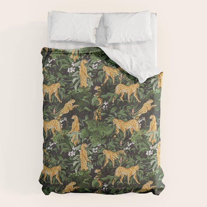 Cheetah in the wild jungle Duvet Cover Gallery Image 6