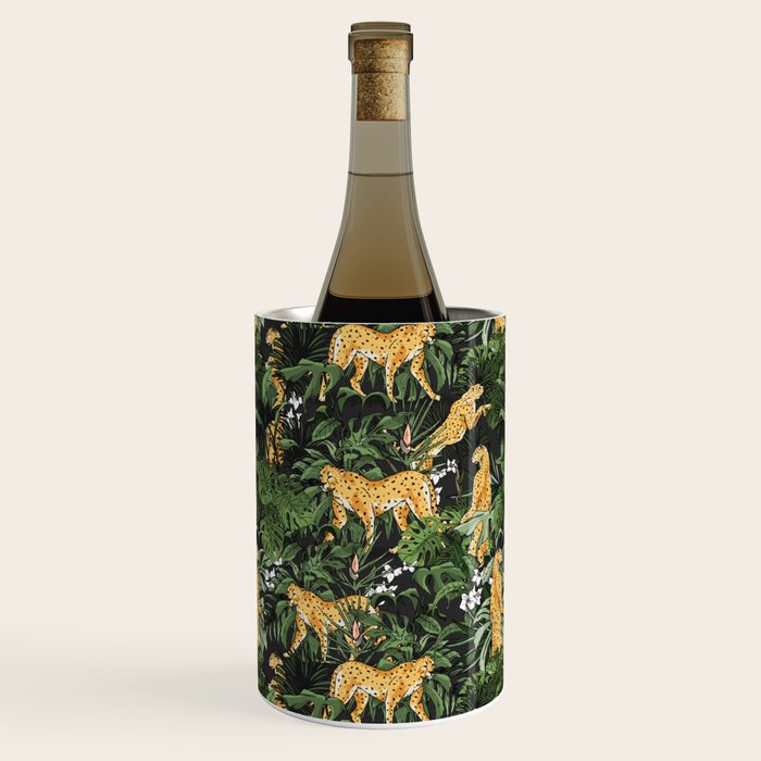 Cheetah in the wild jungle Wine Chiller Gallery Image 2