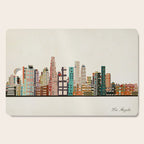 los angeles skyline Cutting Board Gallery Image 1