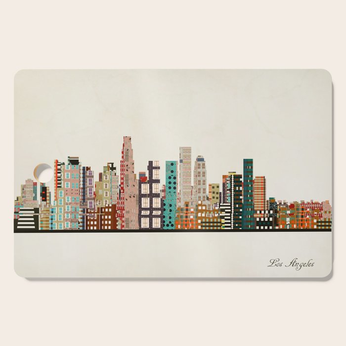 los angeles skyline Cutting Board Gallery Image 1
