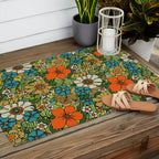 70s Plate Outdoor Rug Gallery Image 2
