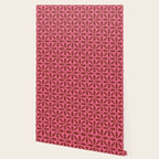 Retro Floral Geometric Pattern Wallpaper Gallery Image 2