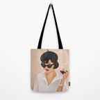 Glass of wine Tote Bag Gallery Image 2
