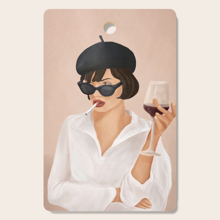 Glass of wine Cutting Board Gallery Image 1