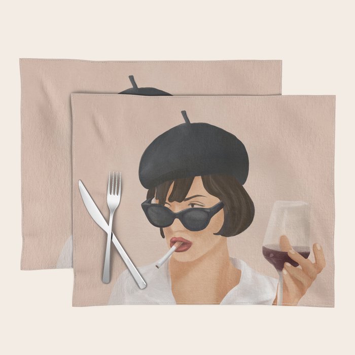Glass of wine Placemat Gallery Image 1