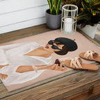 Glass of wine Outdoor Rug Gallery Image 2