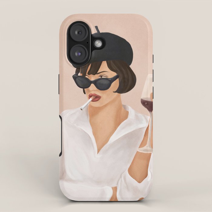 Glass of wine iPhone Case Gallery Image 1