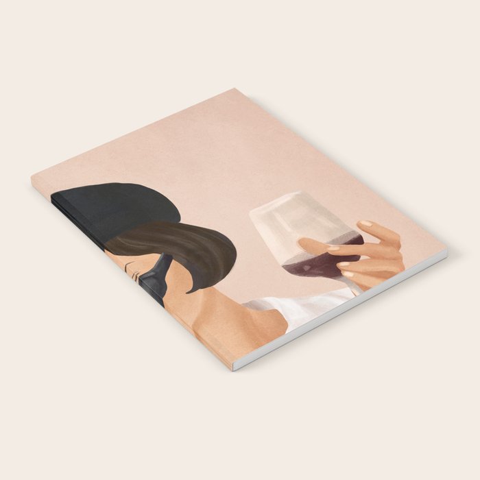 Glass of wine Notebook Gallery Image 1
