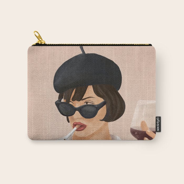 Glass of wine Carry All Pouch Gallery Image 1