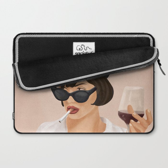 Glass of wine Laptop Sleeve Gallery Image 2