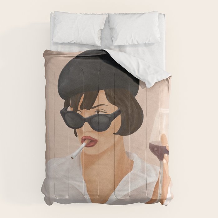 Glass of wine Comforter Gallery Image 6
