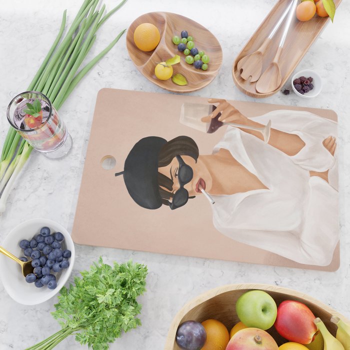 Glass of wine Cutting Board Gallery Image 2