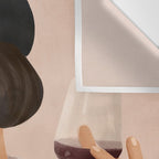 Glass of wine Wall Tapestry Gallery Image 3